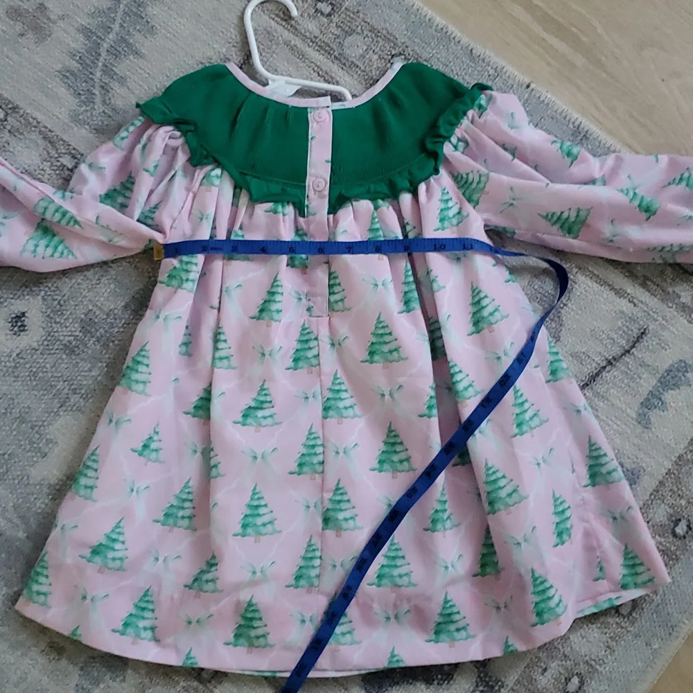 Tiny Town Smocks Girls Embroidered Smocked 